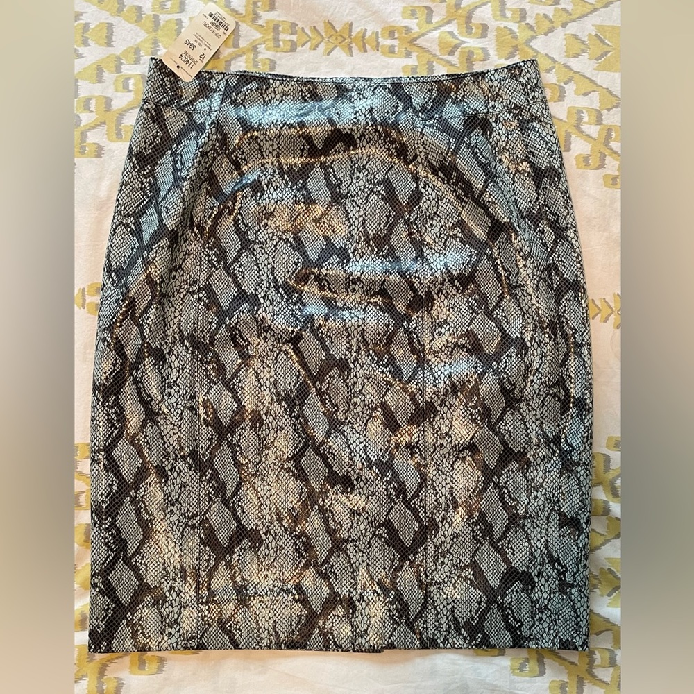 Carlisle Collection “Serpentine” Blue Python Prin… - image 2